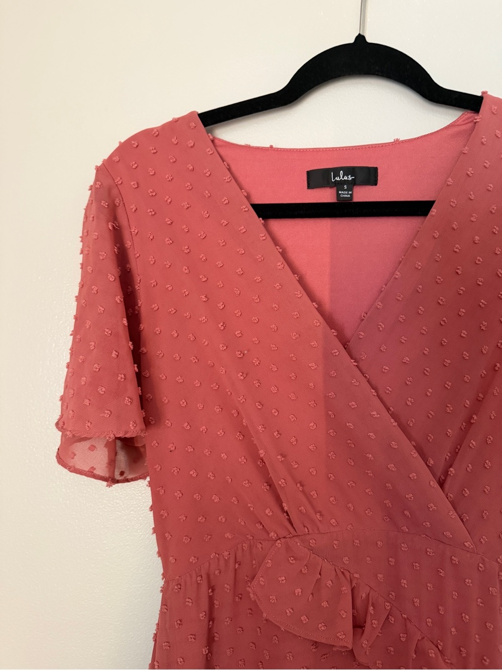 Lulus Pink Assymetrical Midi Dress Size S - Picture 5 of 7